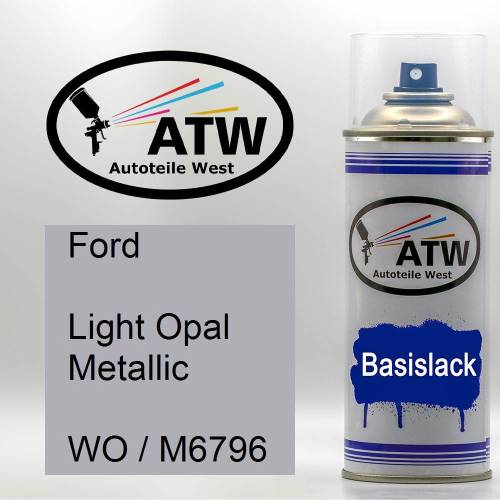 Ford, Light Opal Metallic, WO / M6796: 400ml Sprühdose, von ATW Autoteile West.